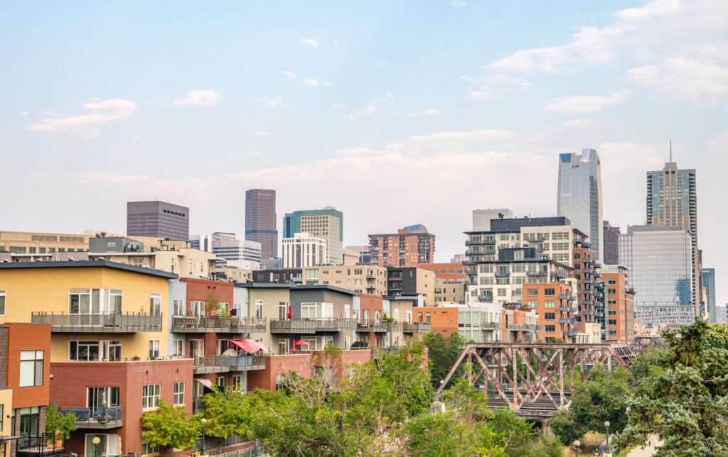 A Denver skyline