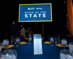 Event signage of State of the State