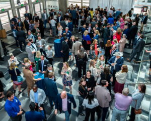 Networking across the business community at State of the State