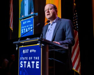 CO Governor Jared Polis speaks at State of the State